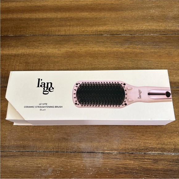 L'ange Hair Le Vite Blush Hairbrush Straightener - Picture 1 of 9
